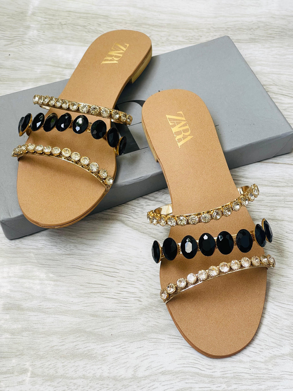 Zara stone flats
