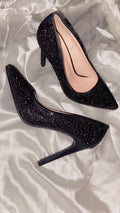 Sparkle Stones Court Shoe Heel