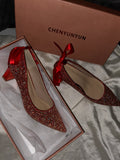 Sparkle court shoe