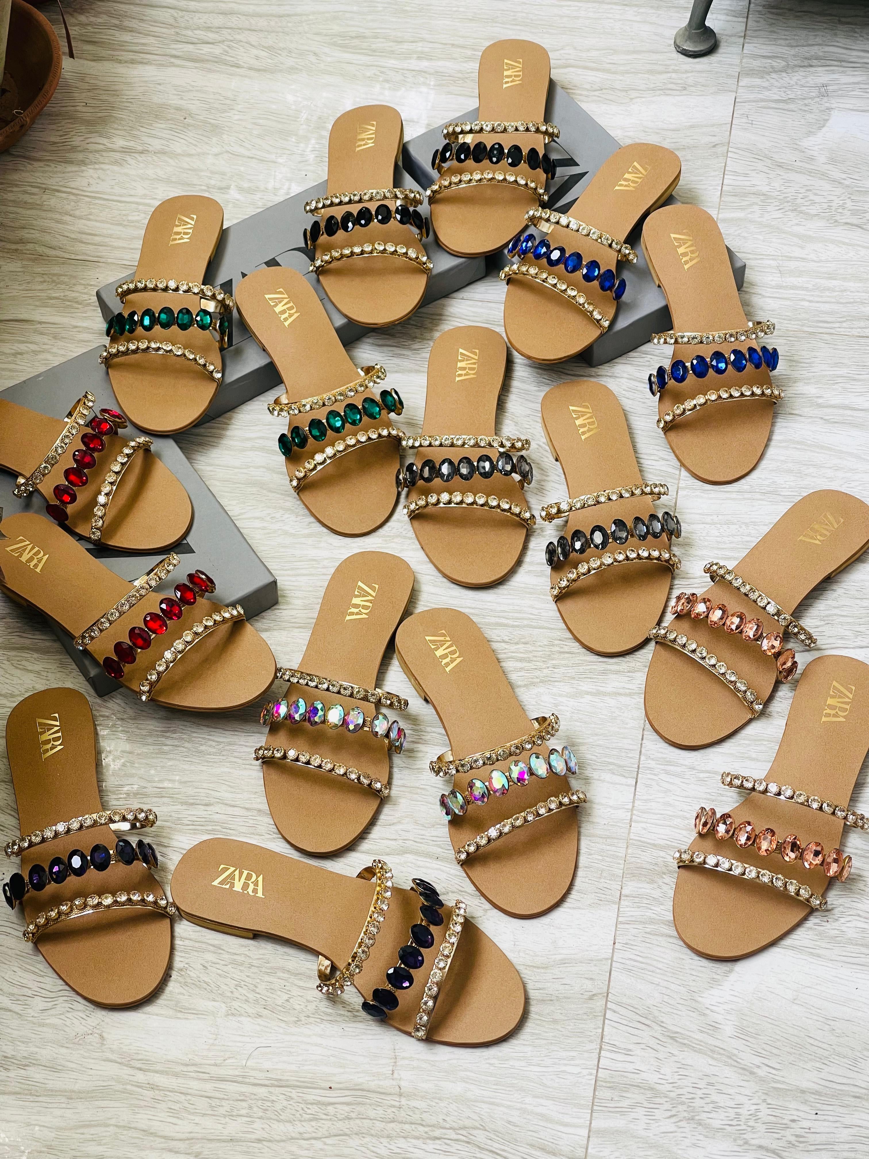 Zara stone flats