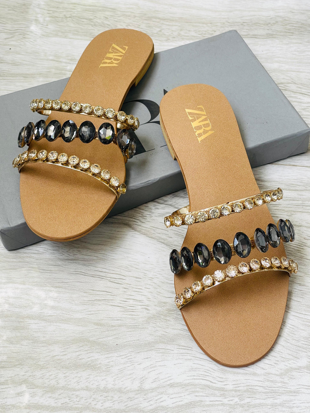 Zara stone flats