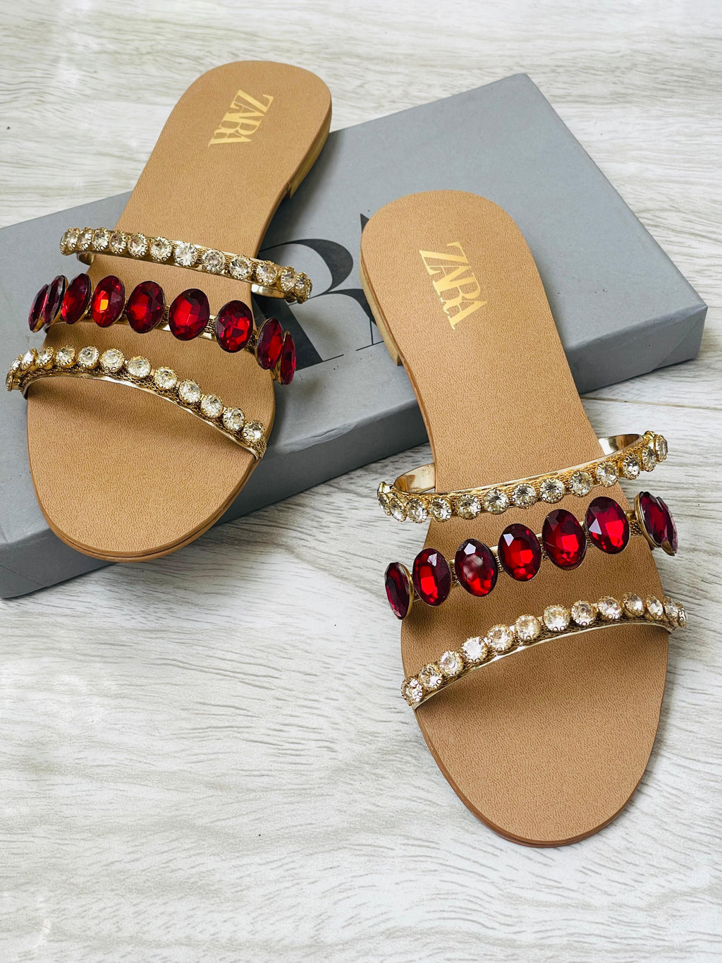 Zara stone flats