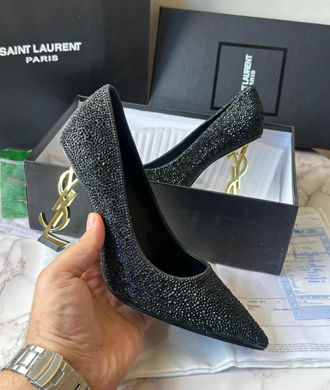 Premium Stone Studded Court Heel